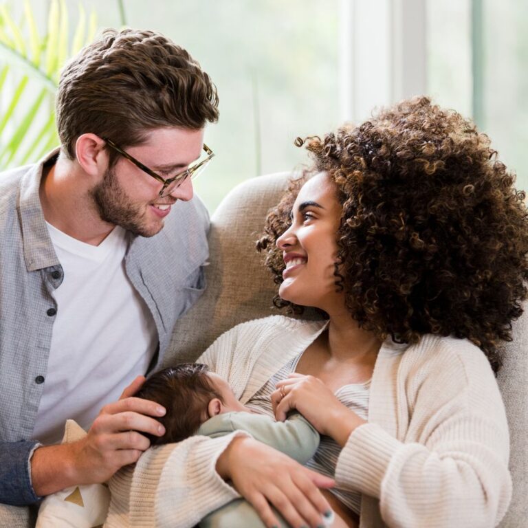 new parents supporting each other